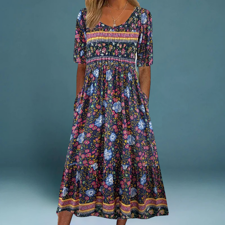 Solea – Bohemian Summer Dress Featuring Stunning Prints