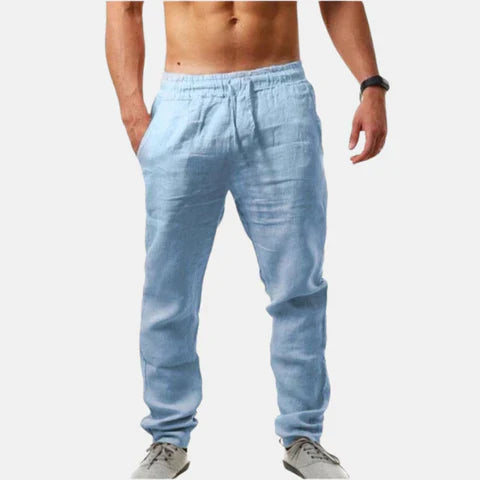 Hudson™ – Lightweight Linen Pants for Men