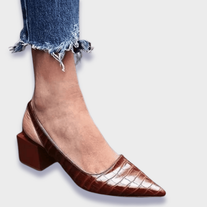 Heidi | Premium Synthetic Leather Orthopedic Pumps