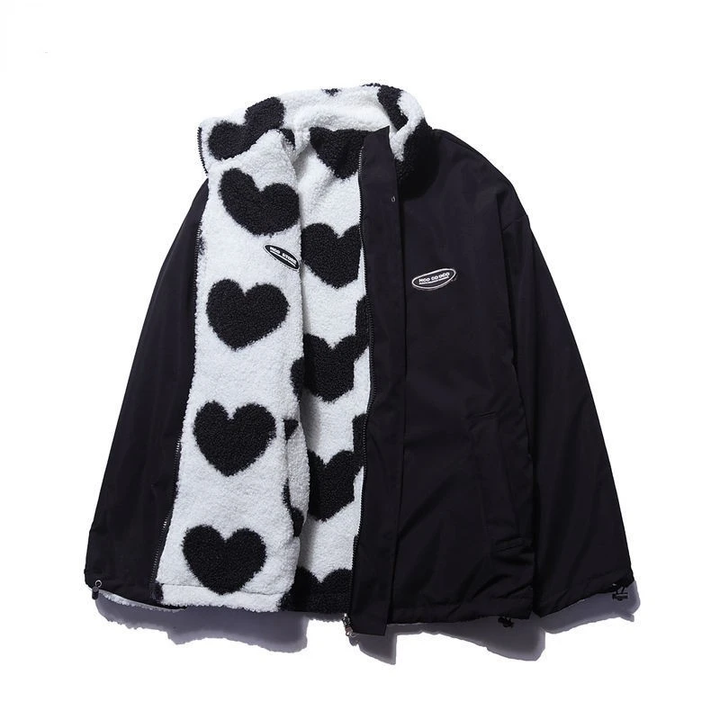 Luna | Reversible Heart Coat - Exclusive Collection