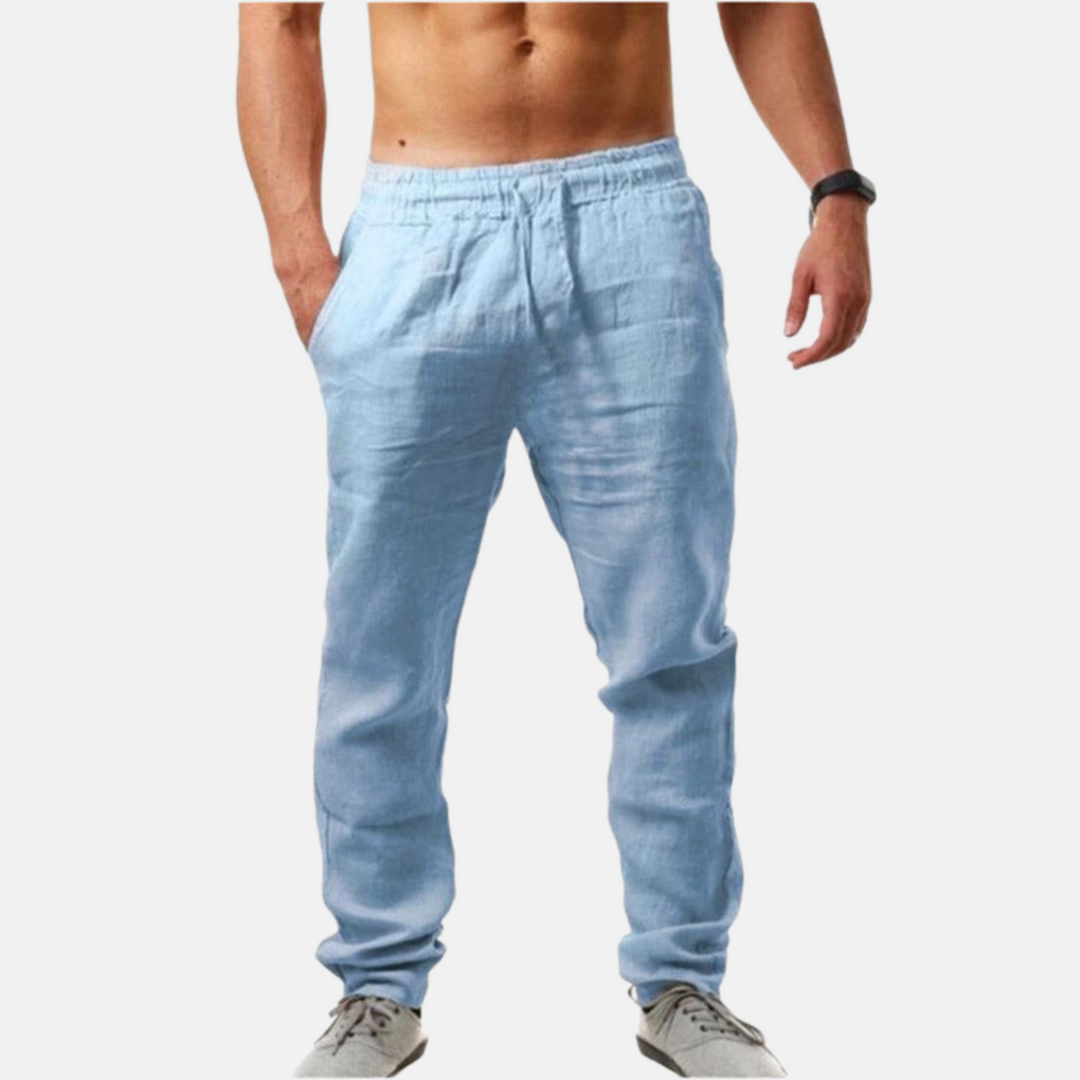 Hudson™ – Lightweight Linen Pants for Men