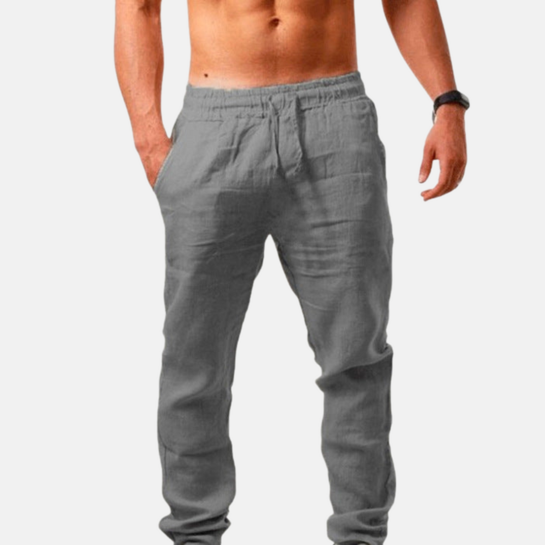 Hudson™ – Lightweight Linen Pants for Men