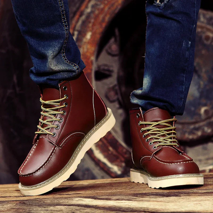Cole™ | Vintage-Inspired Classic Leather Boots