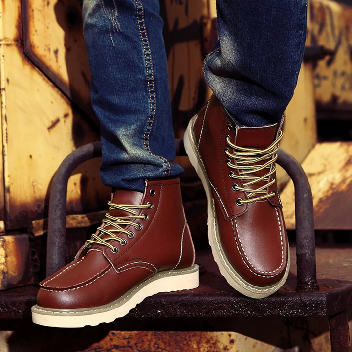 Cole™ | Vintage-Inspired Classic Leather Boots