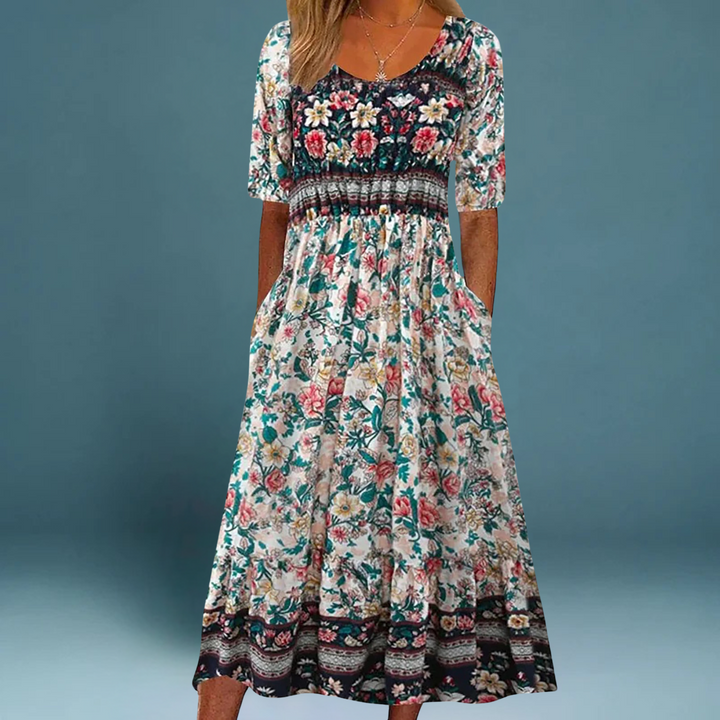 Solea – Bohemian Summer Dress Featuring Stunning Prints