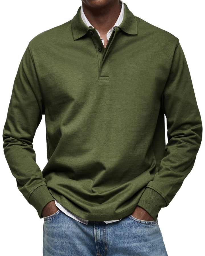 Logan™ | The Effortless Long Sleeve Polo