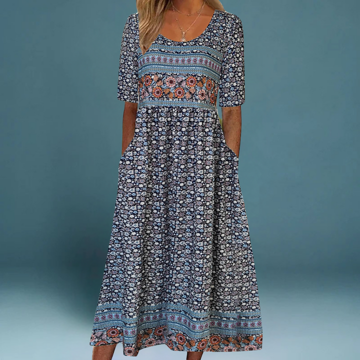 Solea – Bohemian Summer Dress Featuring Stunning Prints