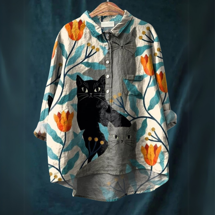 Lucy™ - Artistic Cat Tee