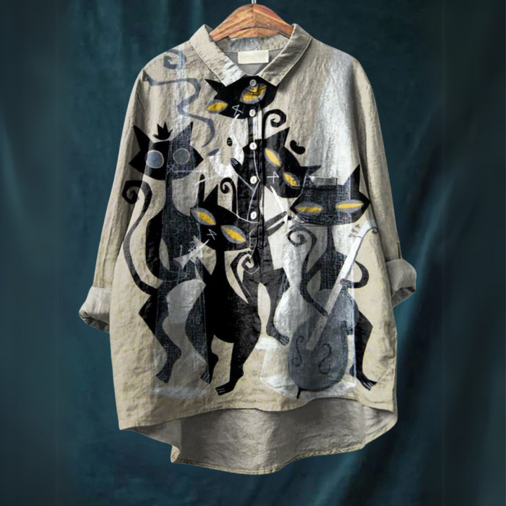 Lucy™ - Artistic Cat Tee