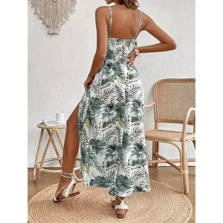 Laus – Bohemian Dream Dress Featuring Elegant Lace and a High Slit