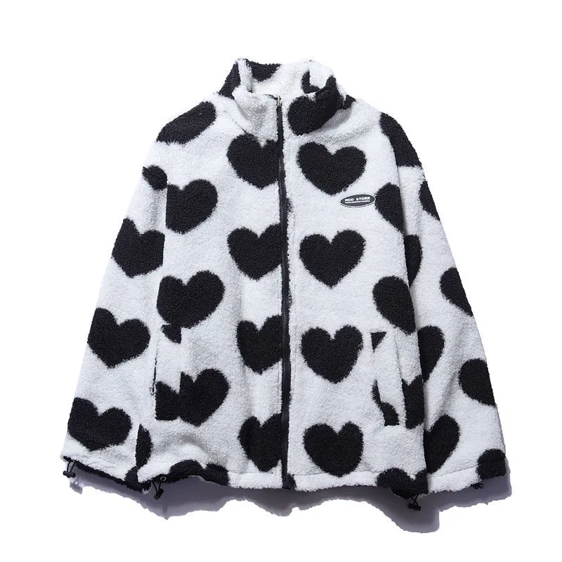 Luna | Reversible Heart Coat - Exclusive Collection