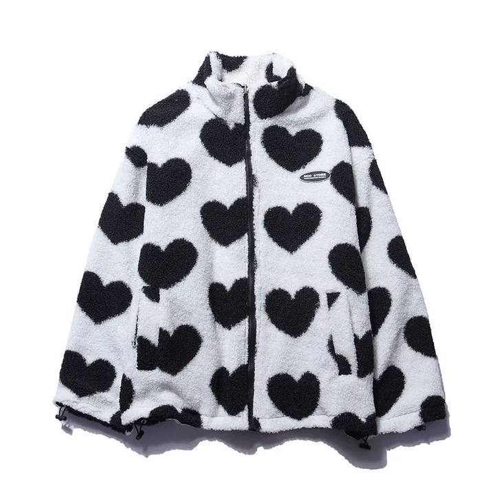 Luna | Reversible Heart Coat - Exclusive Collection