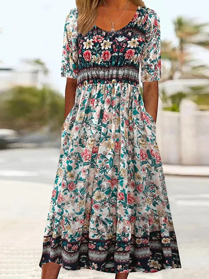 Solea – Bohemian Summer Dress Featuring Stunning Prints