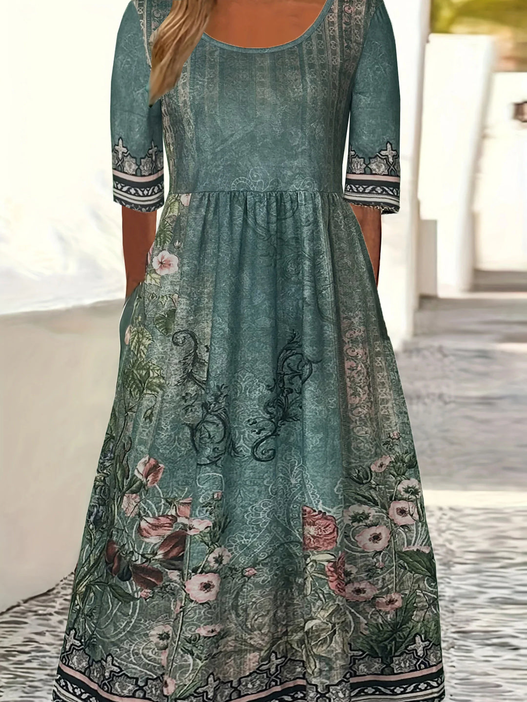 Solea – Bohemian Summer Dress Featuring Stunning Prints