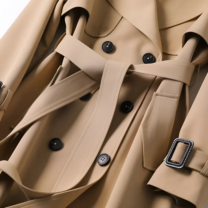 Celestina™ | Sculpted Elegance Trenchcoat