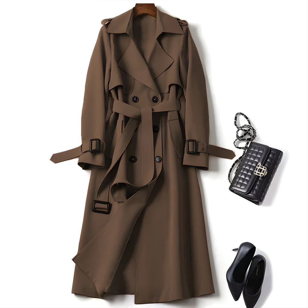 Celestina™ | Sculpted Elegance Trenchcoat