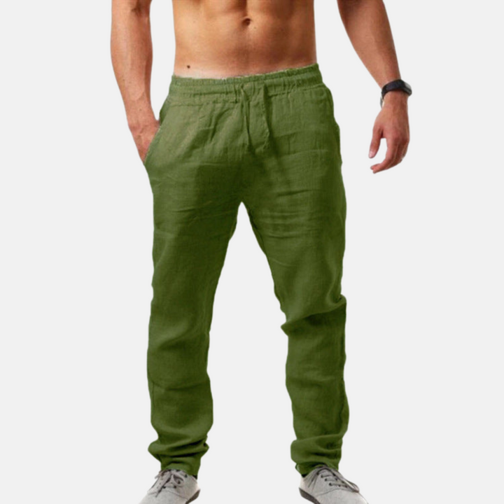 Hudson™ – Lightweight Linen Pants for Men